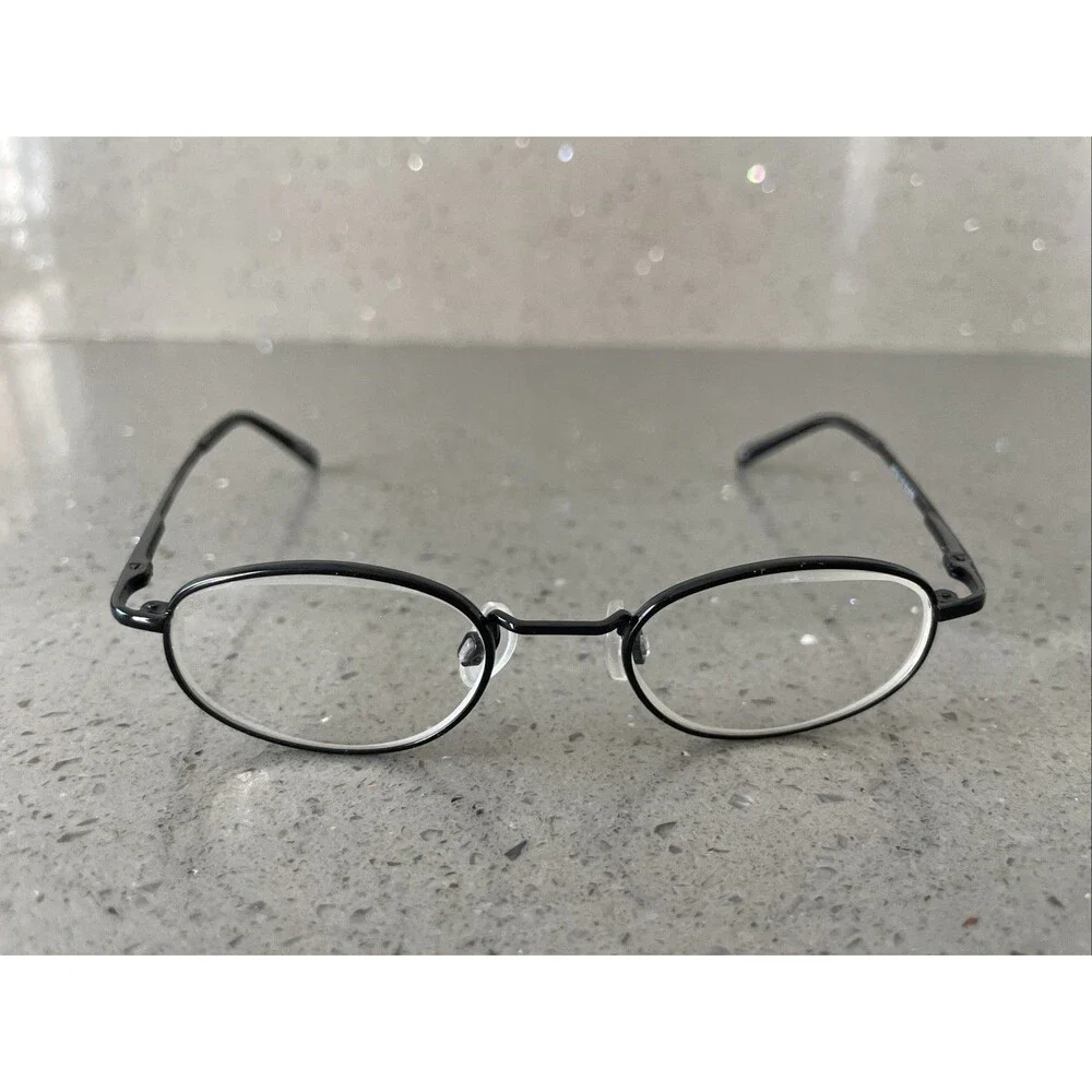 Modern PUMPKIN SKULL BLACK 40-16-120 Metal Full Rim Eyeglasses Frames ONLY oval